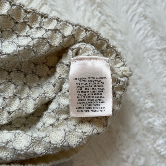 Anthropologie Sleeping on Snow Hooded Sweater sz M - Picture 9 of 9